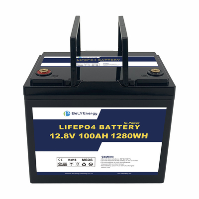 خرید بیلی انرژی شارژ قابل 12 ولت 100AH باتری LiFePo4 برای ایستگاه ارتباطی RV online manufacture