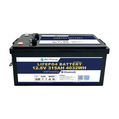 خرید باتری شخصی 315AH 12V LiFePo4 باتری بلوتوث و خود گرم با رابط CAN / RS485 online manufacture