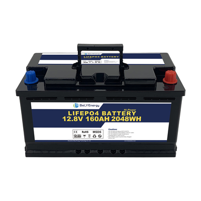 خرید باتری لیتیوم قابل حمل 12v 160ah Inbuit BMS حفاظت امنیتی چندگانه برای Yachit online manufacture