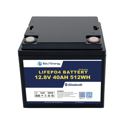 خرید ظرفیت 12.8V 40Ah باتری لیتیوم بلوتوث IP65 حفاظت از محفظه 512Wh انرژی online manufacture