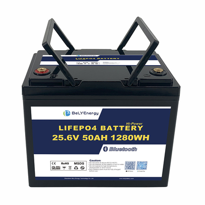 خرید باتری کاملا جدید با کارایی بالا 25.6 ولت 50 آمپر Lifepo4 برای ابزار و لوازم برقی online manufacture