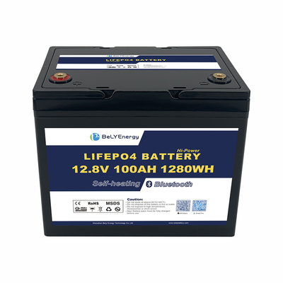 خرید باتری لی 12V100AH قابل شارژ مجدد با BT و گرمایش خود online manufacture
