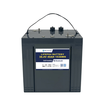 خرید باتری لیتیوم 36V 40AH LiFePO4 با عملکرد ارتباطی برای گلف کارتن online manufacture