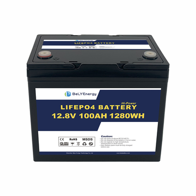 خرید باتری لیتیوم یون 12 ولت 100AH 1280Wh با سلول های پرستیک درجه جدید online manufacture