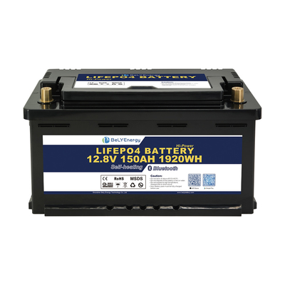 خرید باتری‌های لیتیوم یونی Bely Energy 12V150AH باتری‌های پشتیبان لیتیوم یونی برای RV آفرود خورشیدی online manufacture