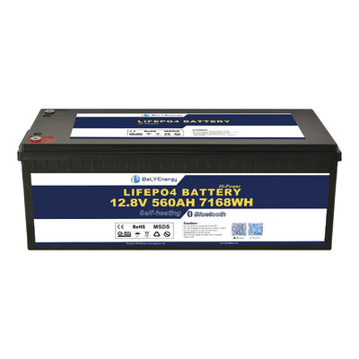 خرید باتری 12 ولت LiFePo4 560AH ظرفیت نامی محدوده دمای 10 تا 45 درجه سانتیگراد طراحی شده برای و منبع برق online manufacture