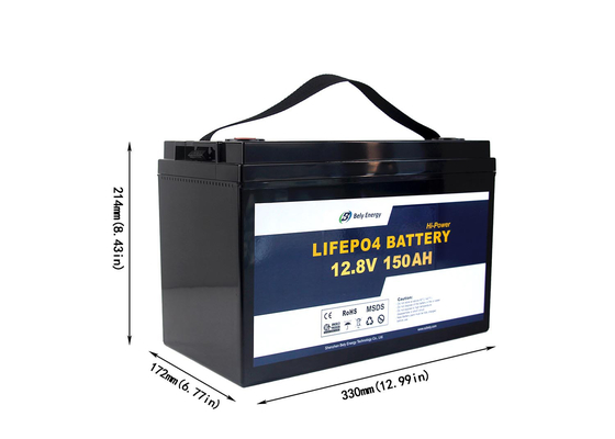 خرید باتری قابل شارژ LiFePO4 CE MSDS 12V 150AH برای گلف online manufacture