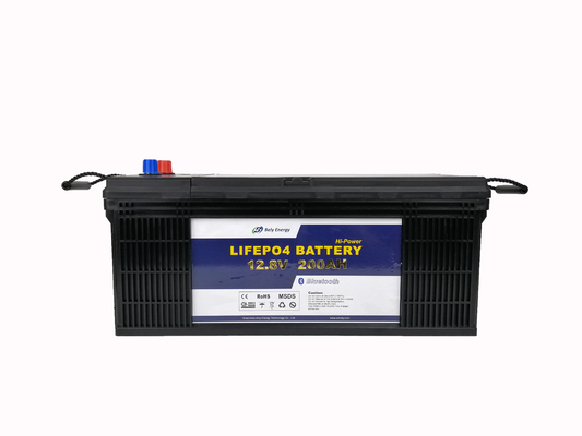 خرید باتری قابل شارژ 2560Wh 12v 200ah لیتیوم آهن Lifepo4 باتری چرخه عمیق online manufacture