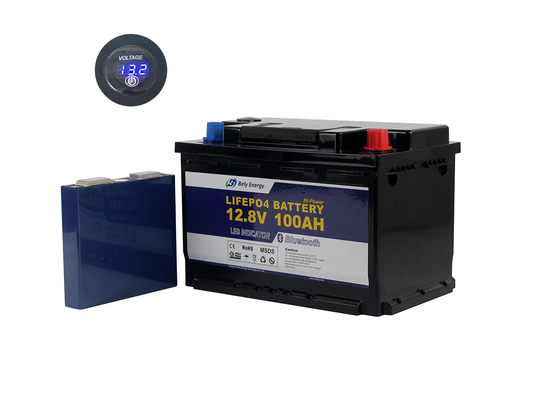 خرید چراغ خیابانی باتری لیتیوم دریایی 100Ah 12V Lifepo4 باتری بسته با صفحه نمایش online manufacture