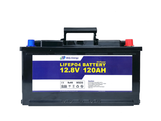 خرید اوقات فراغت 12v 120Ah باتری لیتیوم آهن فسفات سیکل عمیق online manufacture