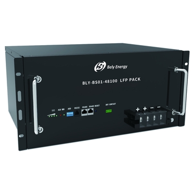 خرید CAN RS485 Communication LiFePO4 Telecom بانک باتری 48V 100Ah با LCD online manufacture