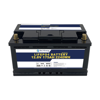 بازپرداخت Lifepo4 12v 175ah باتری چرخه عمیق برای گلف کارت پناهگاه قایق اسکوتر