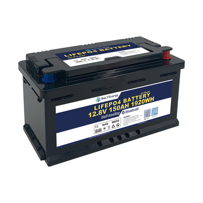 باتری لیتیوم 12V 150AH LiFePO4 با BT و گرمایش خود برای ذخیره انرژی