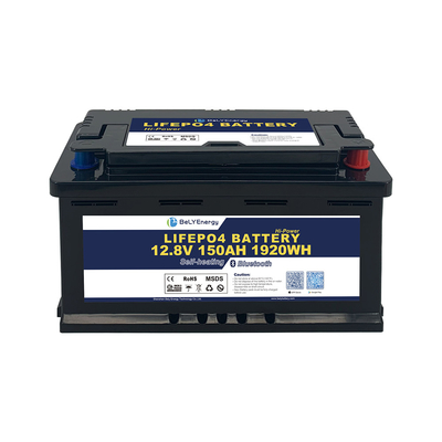 باتری RV برای ذخیره انرژی با BT و باتری لیتیوم LiFePO4 خود گرم کننده 12V 150AH