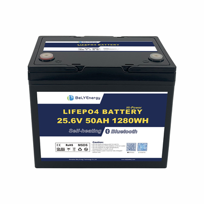 باتری لیتیوم 24V 50AH LiFePO4 برای قایق های دریایی با BT و گرمایش