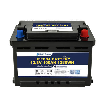 باتری قابل حمل با کیفیت بالا 3000 چرخه LiFePO4 12V100Ah برای قایق