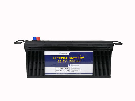 باتری قابل شارژ 2560Wh 12v 200ah لیتیوم آهن Lifepo4 باتری چرخه عمیق