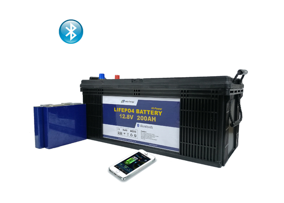 12V 200Ah باتری لیتیوم آهن فسفات RV باتری لیتیوم گلف واگن برقی